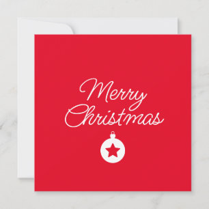 Happy New Year Merry Christmas Holiday Season Card