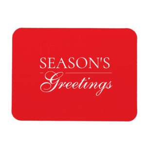 Happy New Year Merry Christmas Holiday Season Card Magnet