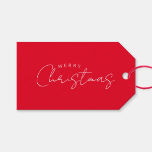 Happy New Year Merry Christmas Holiday Season Gift Tags