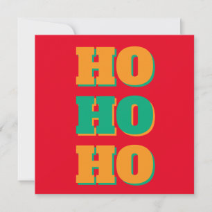 Happy New Year Merry Christmas Holiday Season HoHo