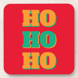 Happy New Year Merry Christmas Holiday Season HoHo Coaster