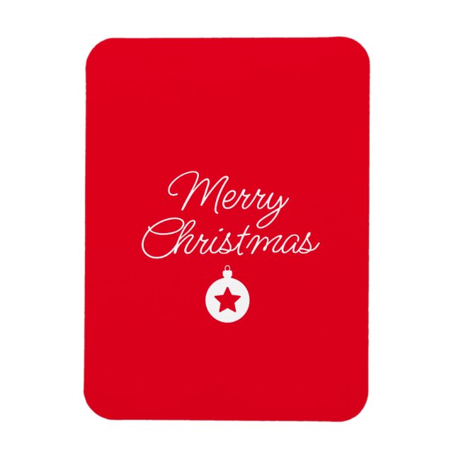 Happy New Year Merry Christmas Holiday Season Magnet (Vertical)