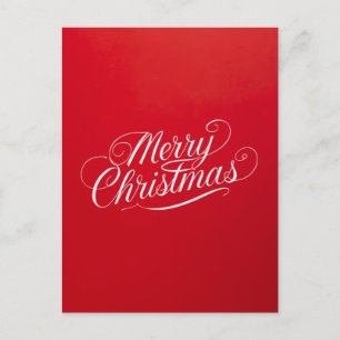 Happy New Year Merry Christmas Holiday Season Postcard