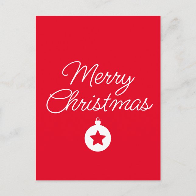 Happy New Year Merry Christmas Holiday Season Postcard (Front)