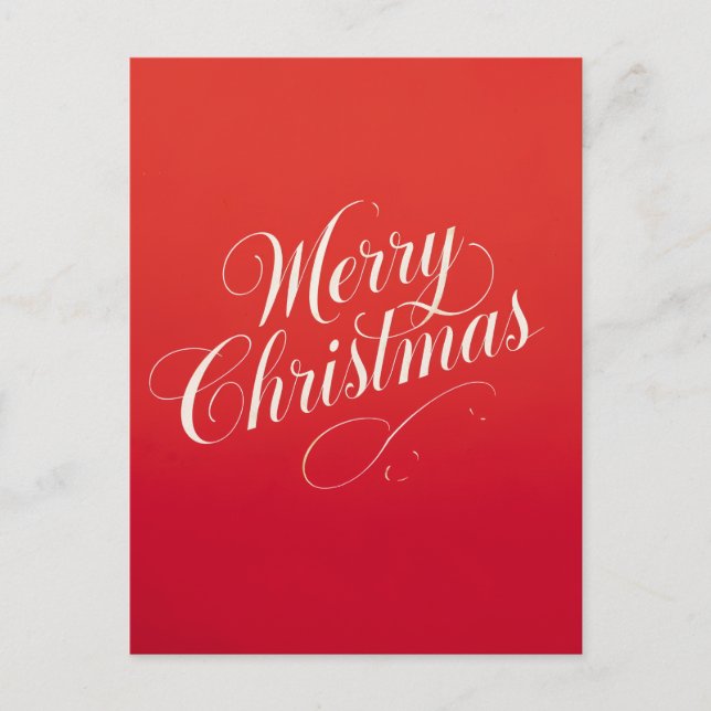 Happy New Year Merry Christmas Holiday Season Postcard (Front)