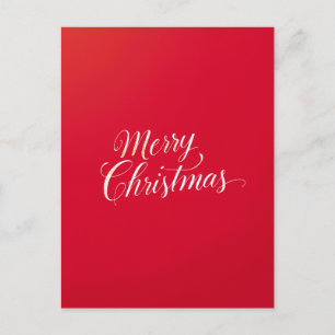 Happy New Year Merry Christmas Holiday Season Postcard