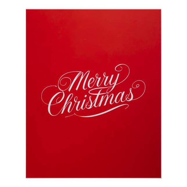 Happy New Year Merry Christmas Holiday Season Poster (Front)