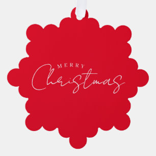 Happy New Year Merry Christmas Holiday Season Tree Decoration Card