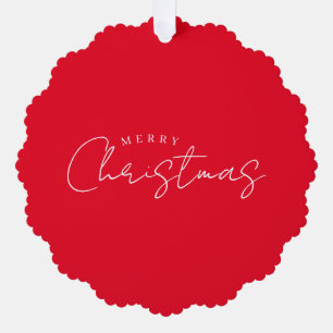 Happy New Year Merry Christmas Holiday Season Tree Decoration Card