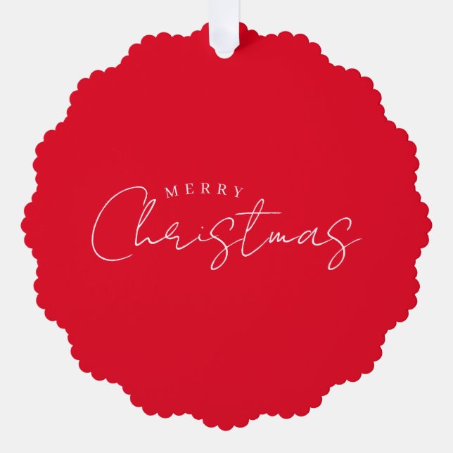 Happy New Year Merry Christmas Holiday Season Tree Decoration Card (Front)