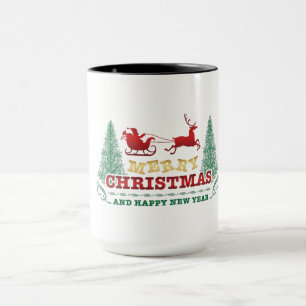 Happy New Year & Merry Christmas  Mug