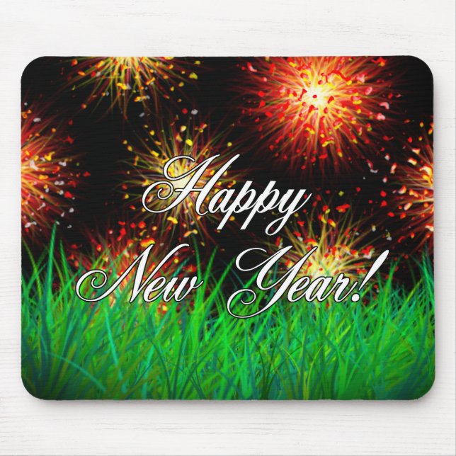 Happy New Year! Mouse Mat (Front)