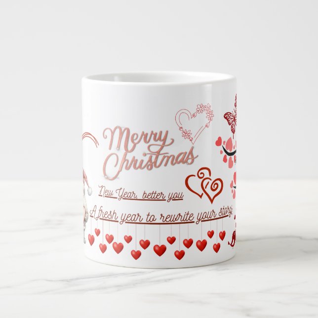 Happy New Year Mug – Premium Celebration Design (Front)