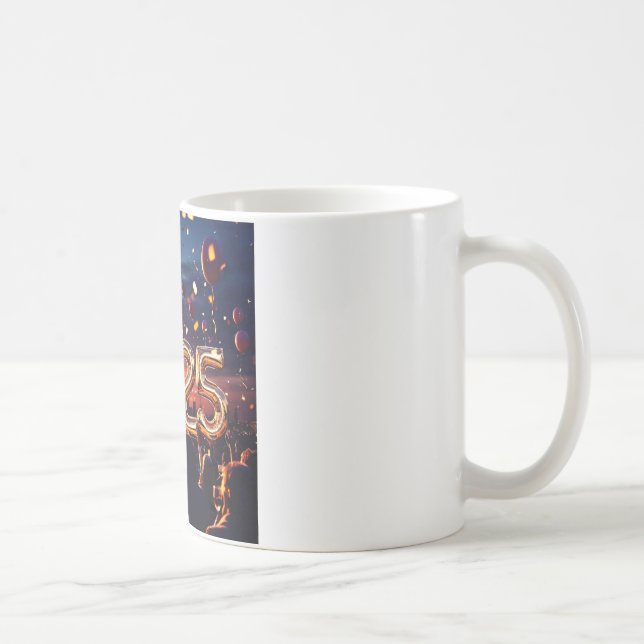 happy new year mugs cups 2025 (Right)