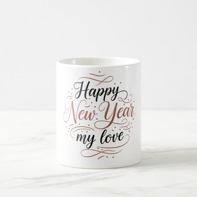 Happy New Year My Love Coffee Mug (Center)