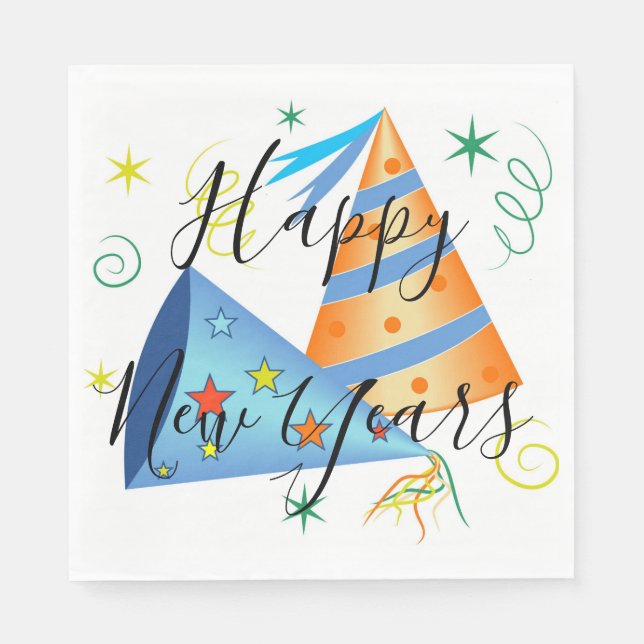 Happy New Year Napkin (Front)