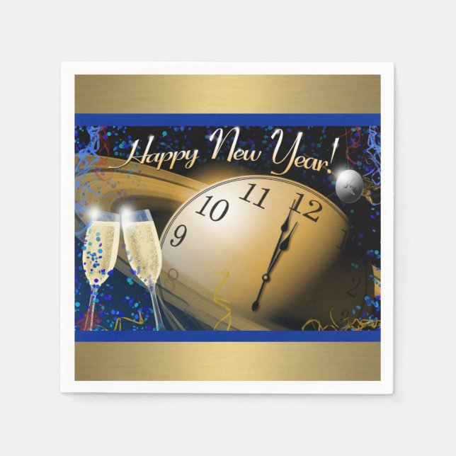 Happy New Year Napkin (Front)