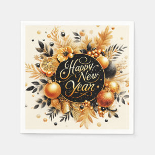  Happy New Year  Napkin