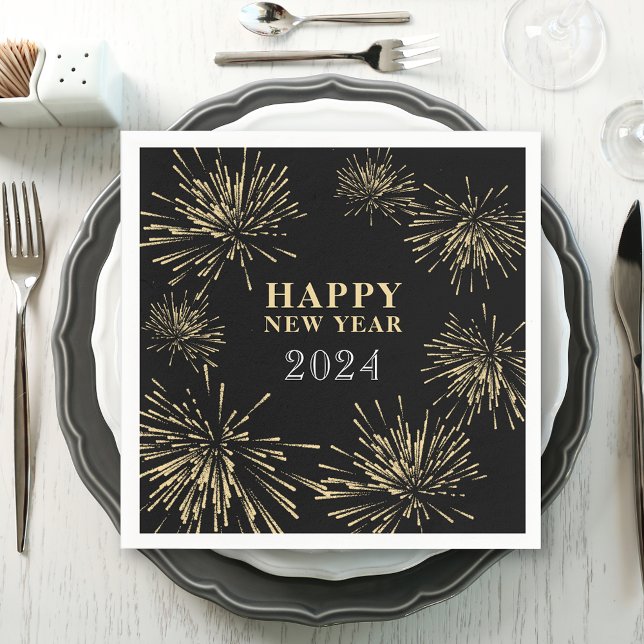 Happy New Year Napkin (Creator Uploaded)