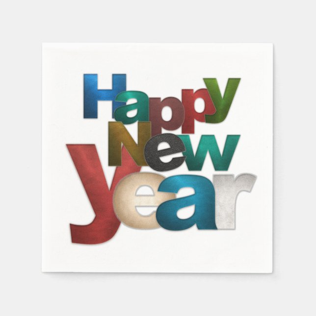 Happy New Year Napkins (Front)