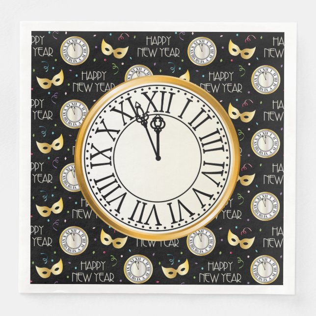 Happy New Year  Napkins (Front)