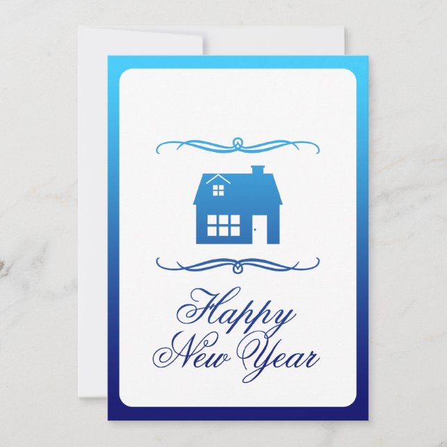 happy new year new address announcement (Front)