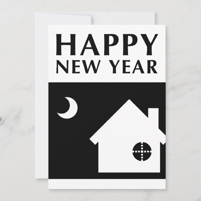 happy new year new address announcement (Front)