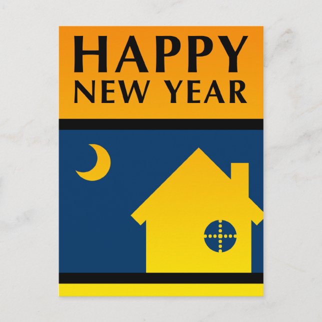 happy new year new address announcement (Front)