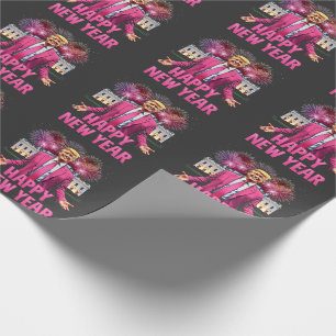 Happy New Year New Eve Trump Inauguration Day Xmas Wrapping Paper