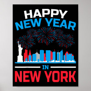 Happy New Year New York Celebration Party Poster