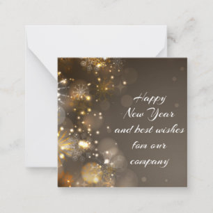 happy new year note card