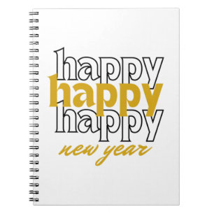 Happy New Year Notebook