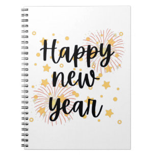 Happy New Year Notebook