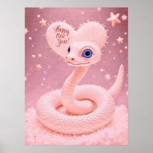 Happy New Year of the Snake Poster