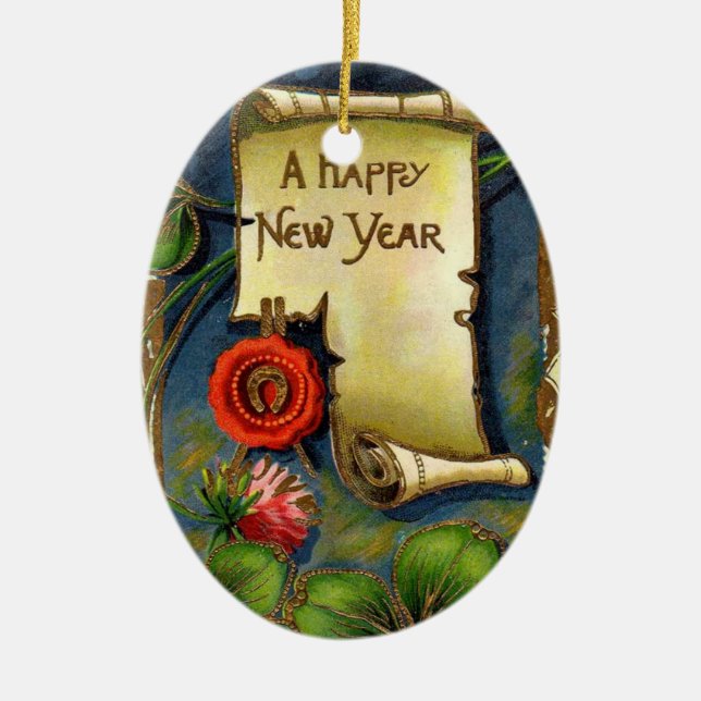 Happy New Year Ornament (Front)