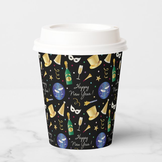 Happy New Year  Paper Cups (Front)