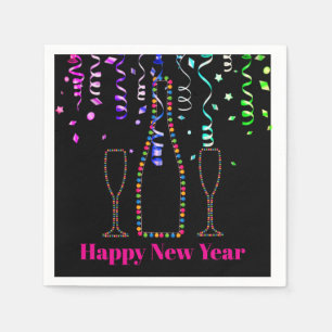 Happy New Year Paper Party Napkins