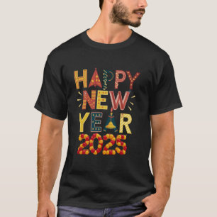 Happy New Year Party 2025 Family New Years Eve 202 T-Shirt