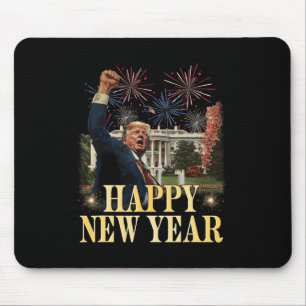 Happy New Year Party 2025 Trump 2024 Take America  Mouse Mat