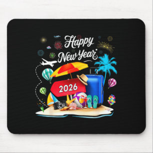 Happy New Year Party 2026 Family Matching Vacation Mouse Mat