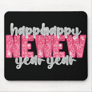 Happy New Year Party 2026 Nye Funny Family Matchin Mouse Mat