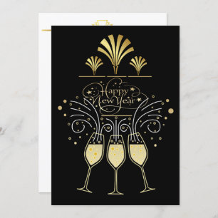 Happy New Year Party Invitation