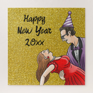 Happy New Year Party Jigsaw Puzzle
