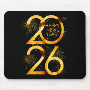 Happy New Year Party Supplies 2026 Family Matching Mouse Mat