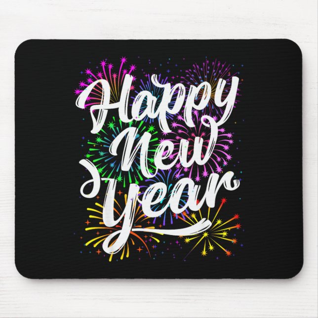 Happy New Year Party Supplies 2026 Family Matching Mouse Mat (Front)