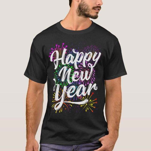 Happy New Year Party Supplies 2026 Family Matching T-Shirt (Front)