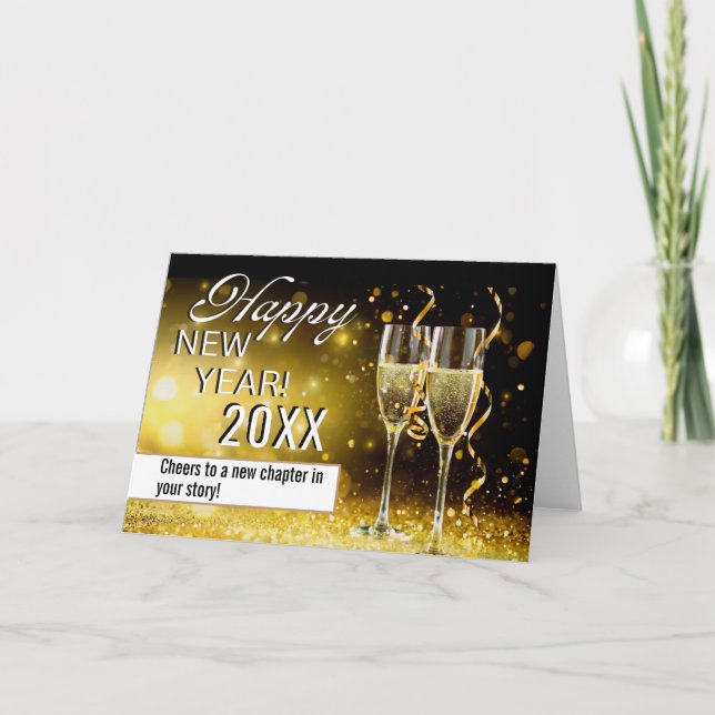 Happy New Year | Personalised Greeting Card (Front)