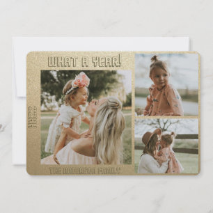 Happy new year Personalised Photo and Text Holiday Card