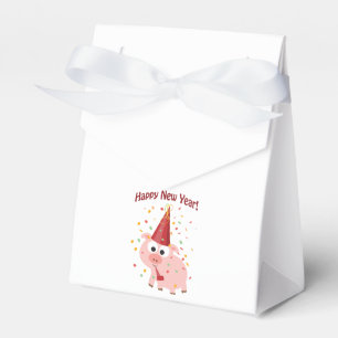 Happy New Year Pig Favour Box