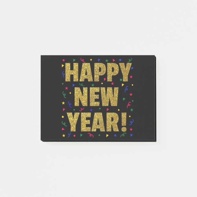 Happy New Year Post-it Notes (Front)